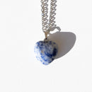 CRYSTAL HEART PENDANTS WITH CHAIN