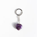CRYSTAL HEART KEYCHAIN