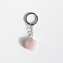CRYSTAL HEART KEYCHAIN